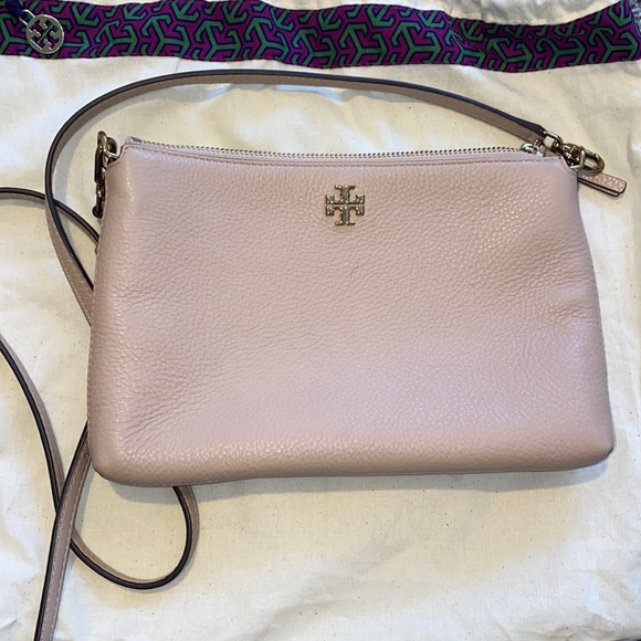 Tory Burch Bags Authentic Kira Pebbled Leather Wallet Crossbody